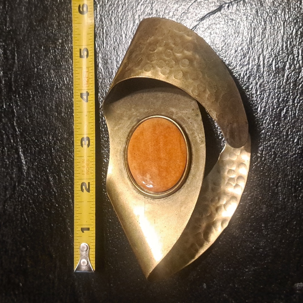 Brutalist Abstract Brooch - Picture 4 of 5